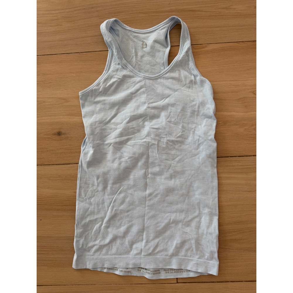 Sweaty Betty London Athlete Workout Tank Top Light Blue Racerback SB1923 Small